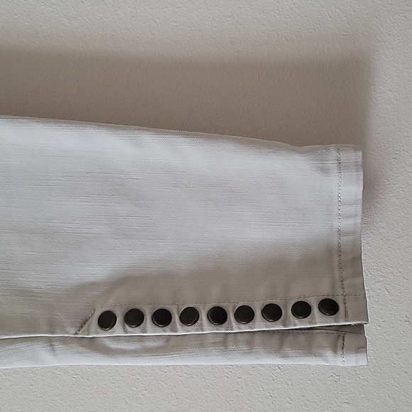 Soft Surroundings Stone Pull-on Jeggings Ankle Snaps Size SP Small Petite - Picture 3 of 7